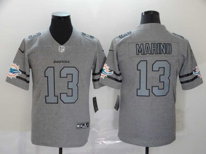 Nike Dolphins 13 Dan Marino 2019 Gray Gridiron Gray Vapor Untouchable Limited Jersey,We sell and wholesale Nike Dolphins 13 Dan Marino 2019 Gray Gridiron Gray Vapor Untouchable Limited Jersey on line form chian!